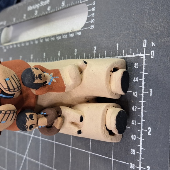 Storyteller 3 Kids Pottery Vintage 90's Jemez Pueblo, New Mexico - Picture 12 of 15